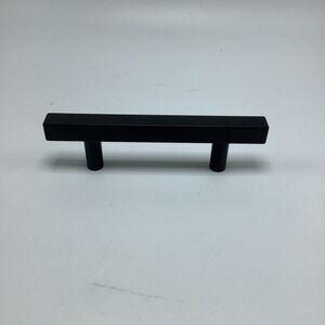 1 Matte Black Square Cabinet‎ Handle Door Pull Drawer Pull Handle